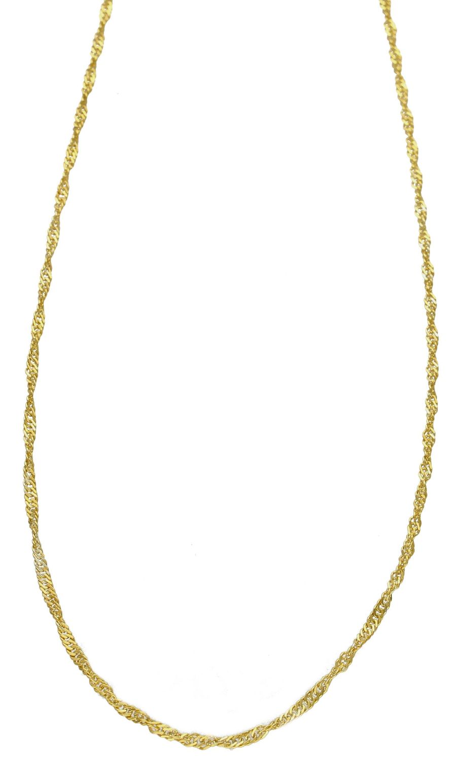 Łańcuszek srebrny 925 pozłacany singapur DIA-LAN-4971Z-925 2mm.  Łańcuszek to bardzo dobry pomysł na prezent dla siebie lub bliskiej osoby. Najchętniej wybierany jest jako prezent urodzinowy, ale nie tylko (1).jpg